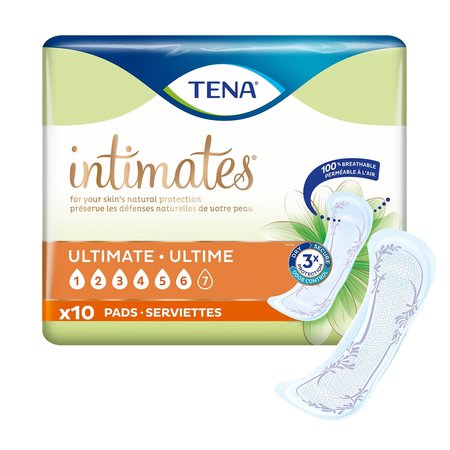 TENA Incontinent Pad 16" L Regular Length, PK 40 54427